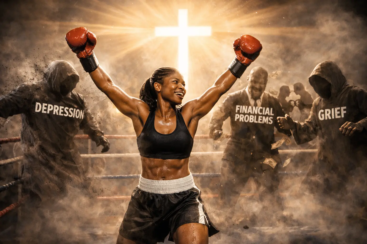 Woman thinking and writing